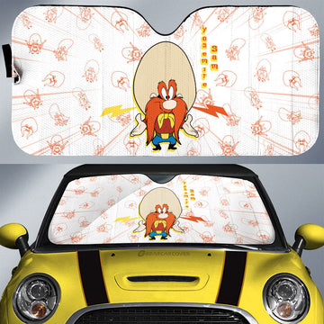 Yosemite Sam Car Sunshade Custom Cartoon Car Accessories - Gearcarcover - 1