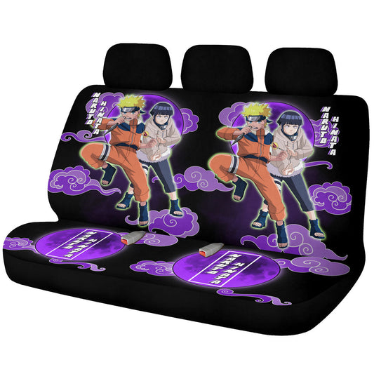 Young And Hinata Car Back Seat Covers Custom Anime Car Accessories - Gearcarcover - 1