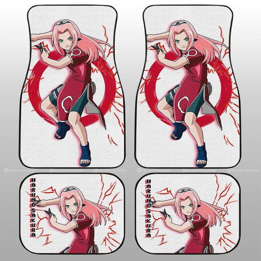 Young Sakura Car Floor Mats Custom For Anime Fans - Gearcarcover - 2