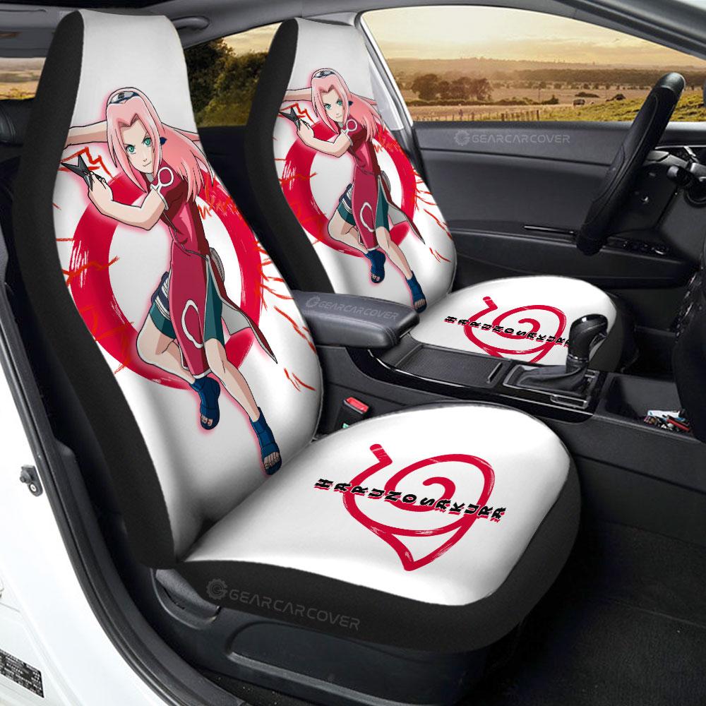 Young Sakura Car Seat Covers Custom For Anime Fans - Gearcarcover - 1