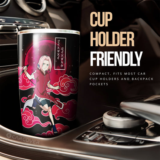 Young Sakura Tumbler Cup Custom Anime Car Accessories - Gearcarcover - 2