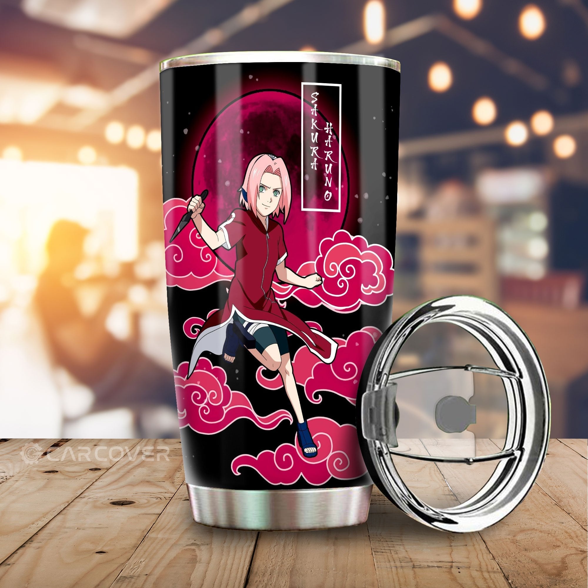 Young Sakura Tumbler Cup Custom Anime Car Accessories - Gearcarcover - 1