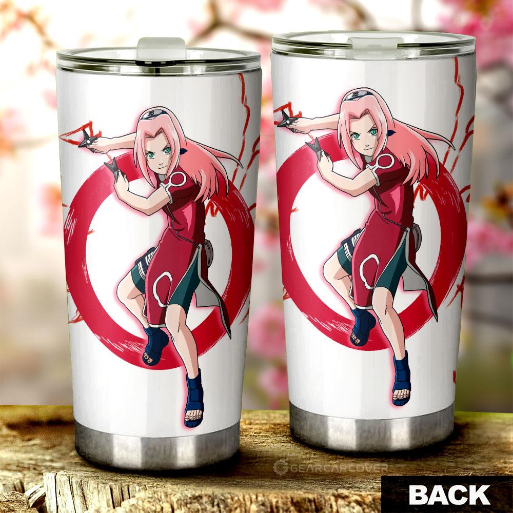 Young Sakura Tumbler Cup Custom For Anime Fans - Gearcarcover - 3