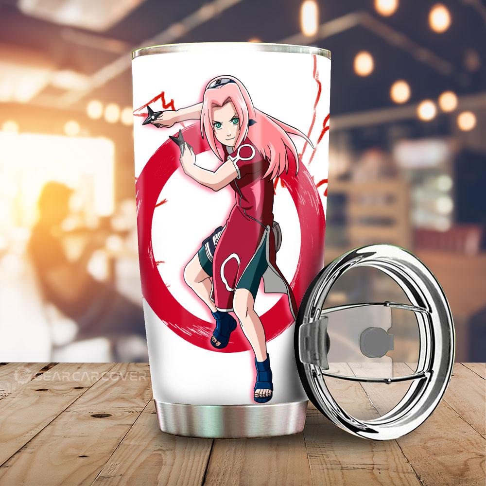 Young Sakura Tumbler Cup Custom For Anime Fans - Gearcarcover - 1