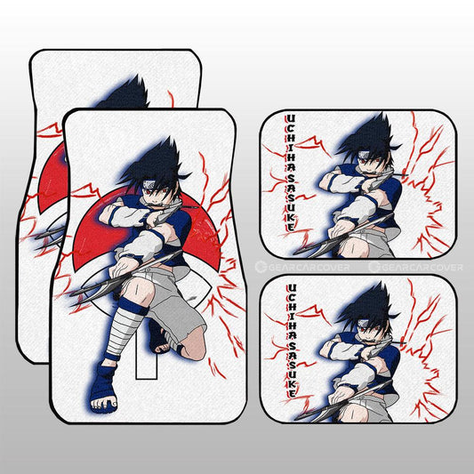 Young Sasuke Car Floor Mats Custom For Anime Fans - Gearcarcover - 1