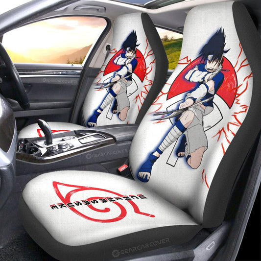 Young Sasuke Car Seat Covers Custom For Anime Fans - Gearcarcover - 2