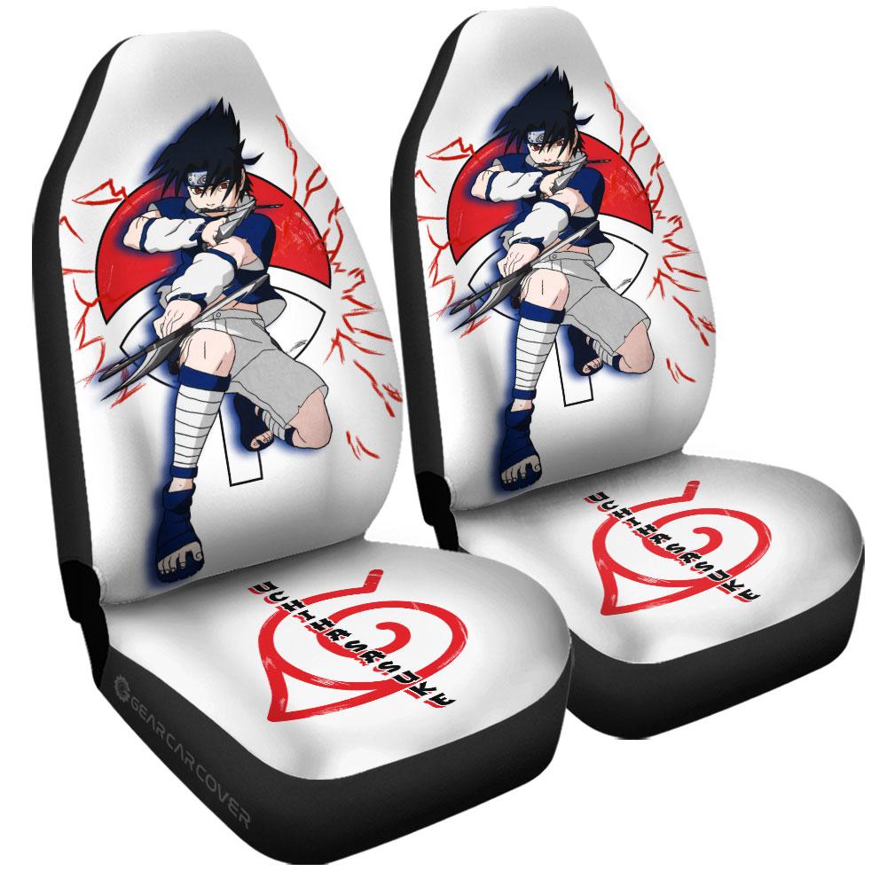 Young Sasuke Car Seat Covers Custom For Anime Fans - Gearcarcover - 3