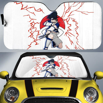 Young Sasuke Car Sunshade Custom For Anime Fans - Gearcarcover - 1