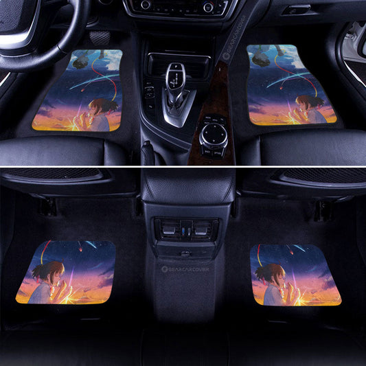 Your Name Car Floor Mats Custom Anime Car Accessories - Gearcarcover - 2