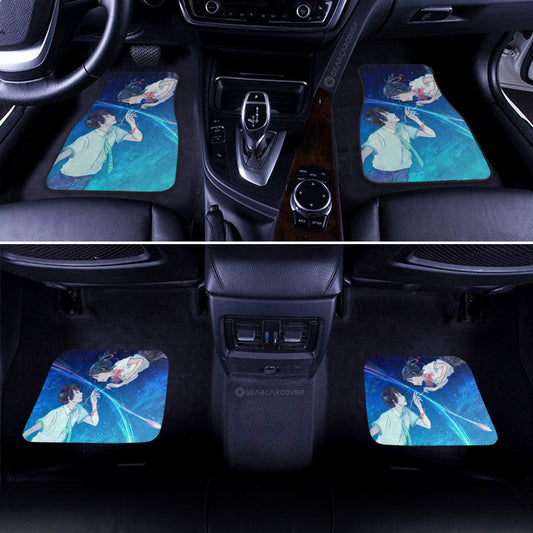 Your Name Car Floor Mats Custom Anime Car Accessories - Gearcarcover - 2