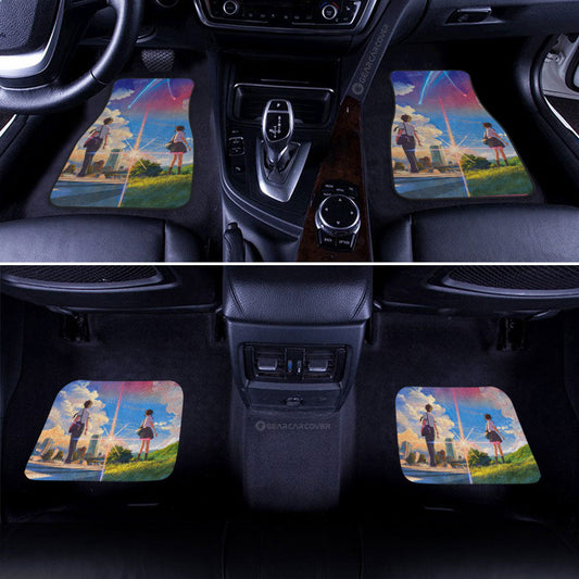 Your Name Car Floor Mats Custom Anime Car Accessories - Gearcarcover - 2
