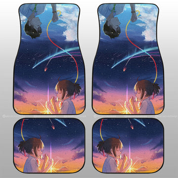 Your Name Car Floor Mats Custom Anime Car Accessories - Gearcarcover - 1