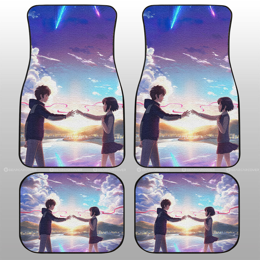 Your Name Car Floor Mats Custom Anime Car Accessories - Gearcarcover - 1