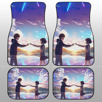 Your Name Car Floor Mats Custom Anime Car Accessories - Gearcarcover - 1