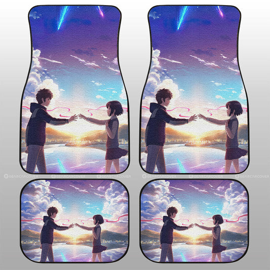 Your Name Car Floor Mats Custom Anime Car Accessories - Gearcarcover - 1