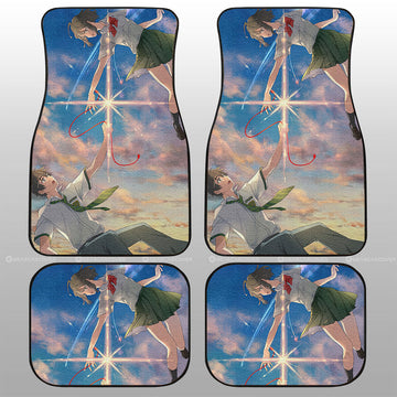 Your Name Car Floor Mats Custom Anime Car Accessories - Gearcarcover - 1