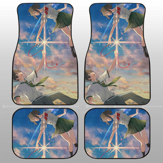 Your Name Car Floor Mats Custom Anime Car Accessories - Gearcarcover - 1