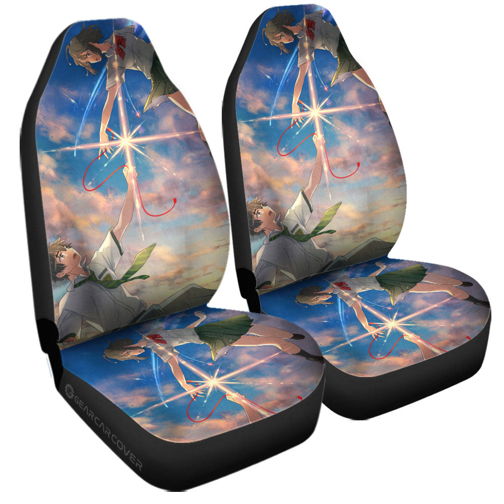 Your Name Car Seat Covers Custom Anime Car Accessories - Gearcarcover - 3