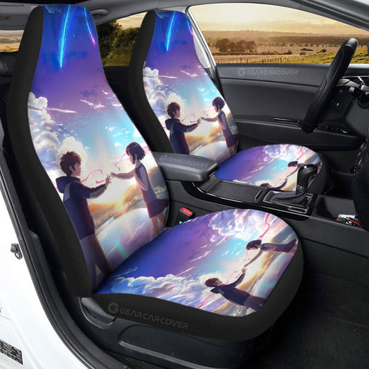 Your Name Car Seat Covers Custom Anime Car Accessories - Gearcarcover - 2