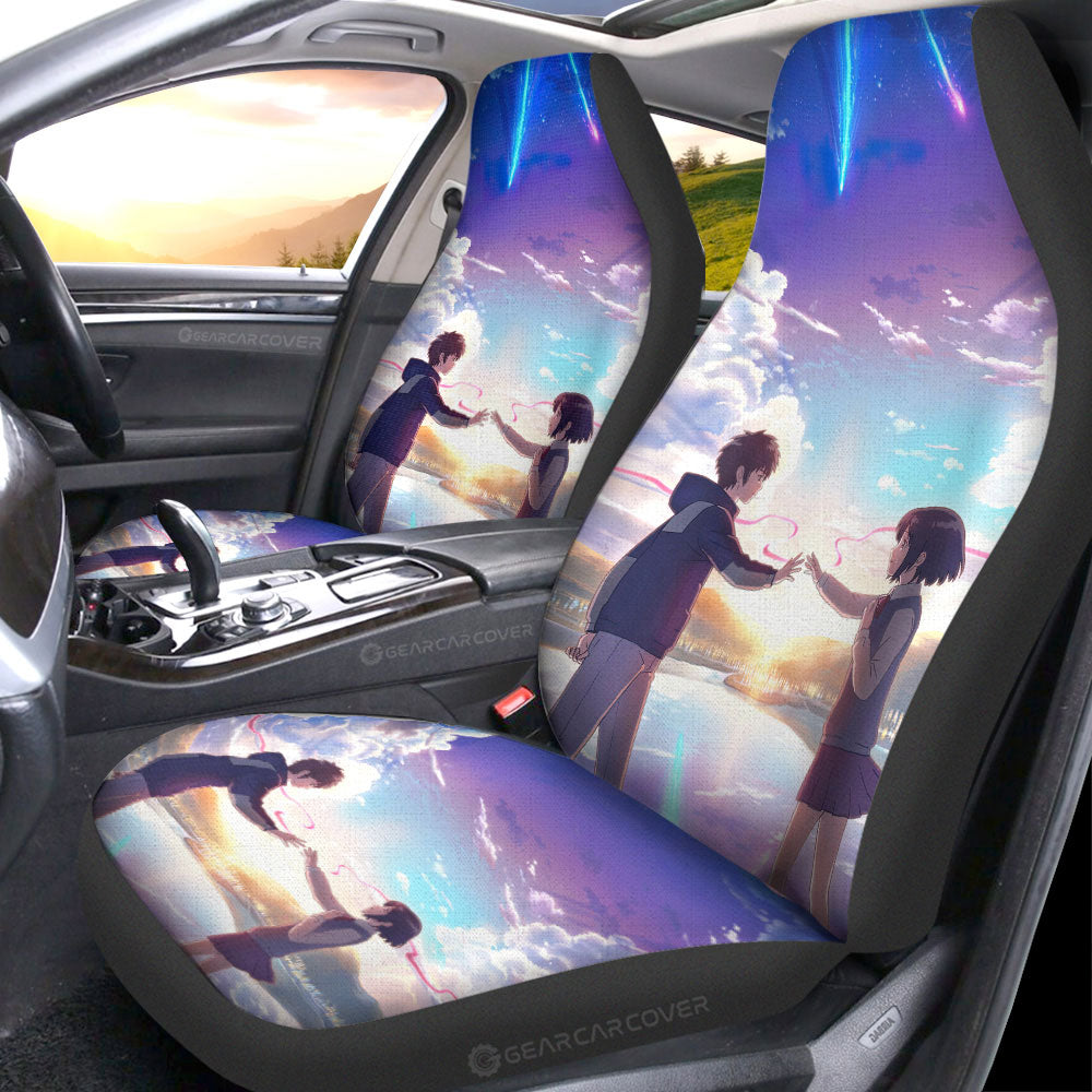 Your Name Car Seat Covers Custom Anime Car Accessories - Gearcarcover - 1