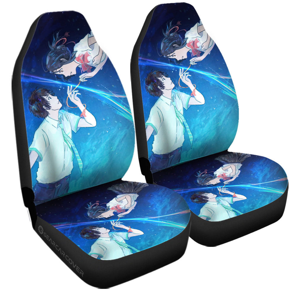 Your Name Car Seat Covers Custom Anime Car Accessories - Gearcarcover - 3