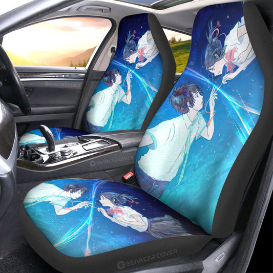 Your Name Car Seat Covers Custom Anime Car Accessories - Gearcarcover - 1