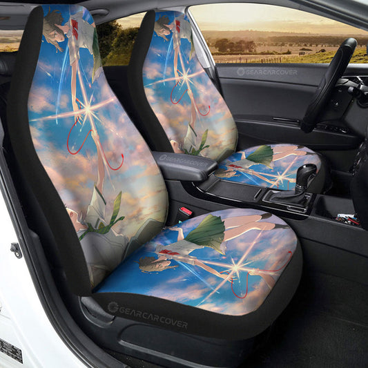 Your Name Car Seat Covers Custom Anime Car Accessories - Gearcarcover - 2