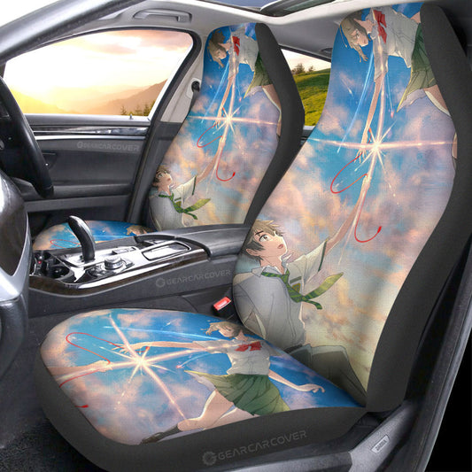 Your Name Car Seat Covers Custom Anime Car Accessories - Gearcarcover - 1