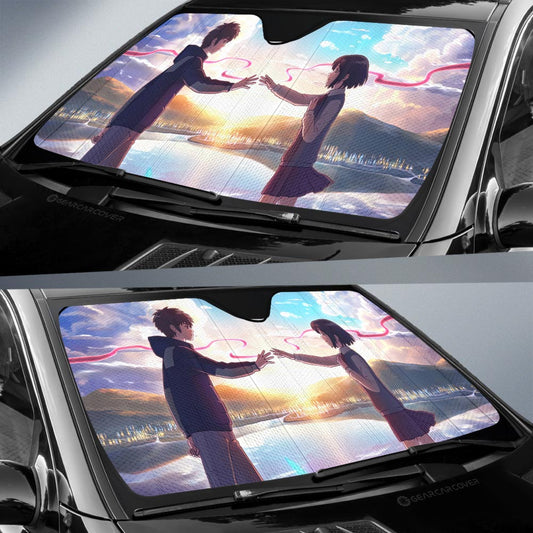 Your Name Car Sunshade Custom Anime Car Accessories - Gearcarcover - 2