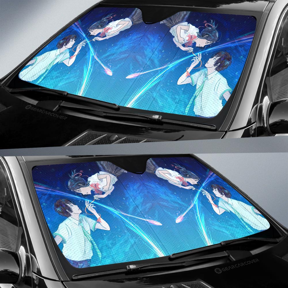 Your Name Car Sunshade Custom Anime Car Accessories - Gearcarcover - 2