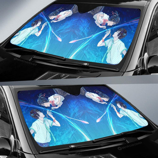 Your Name Car Sunshade Custom Anime Car Accessories - Gearcarcover - 2