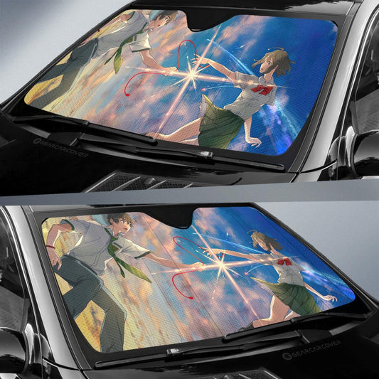 Your Name Car Sunshade Custom Anime Car Accessories - Gearcarcover - 2