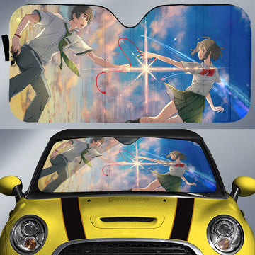 Your Name Car Sunshade Custom Anime Car Accessories - Gearcarcover - 1