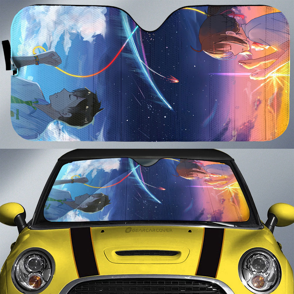 Your Name Car Sunshade Custom Anime Car Accessories - Gearcarcover - 1