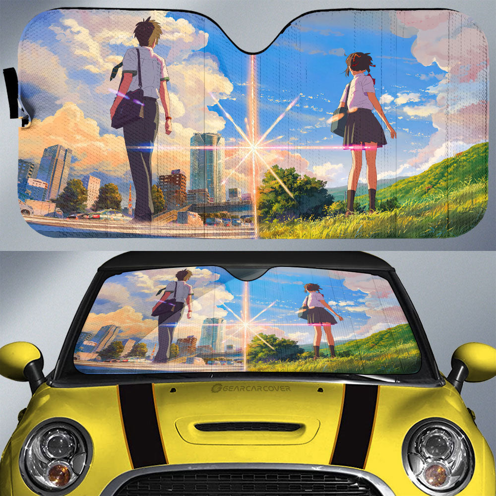 Your Name Car Sunshade Custom Anime Car Accessories - Gearcarcover - 1