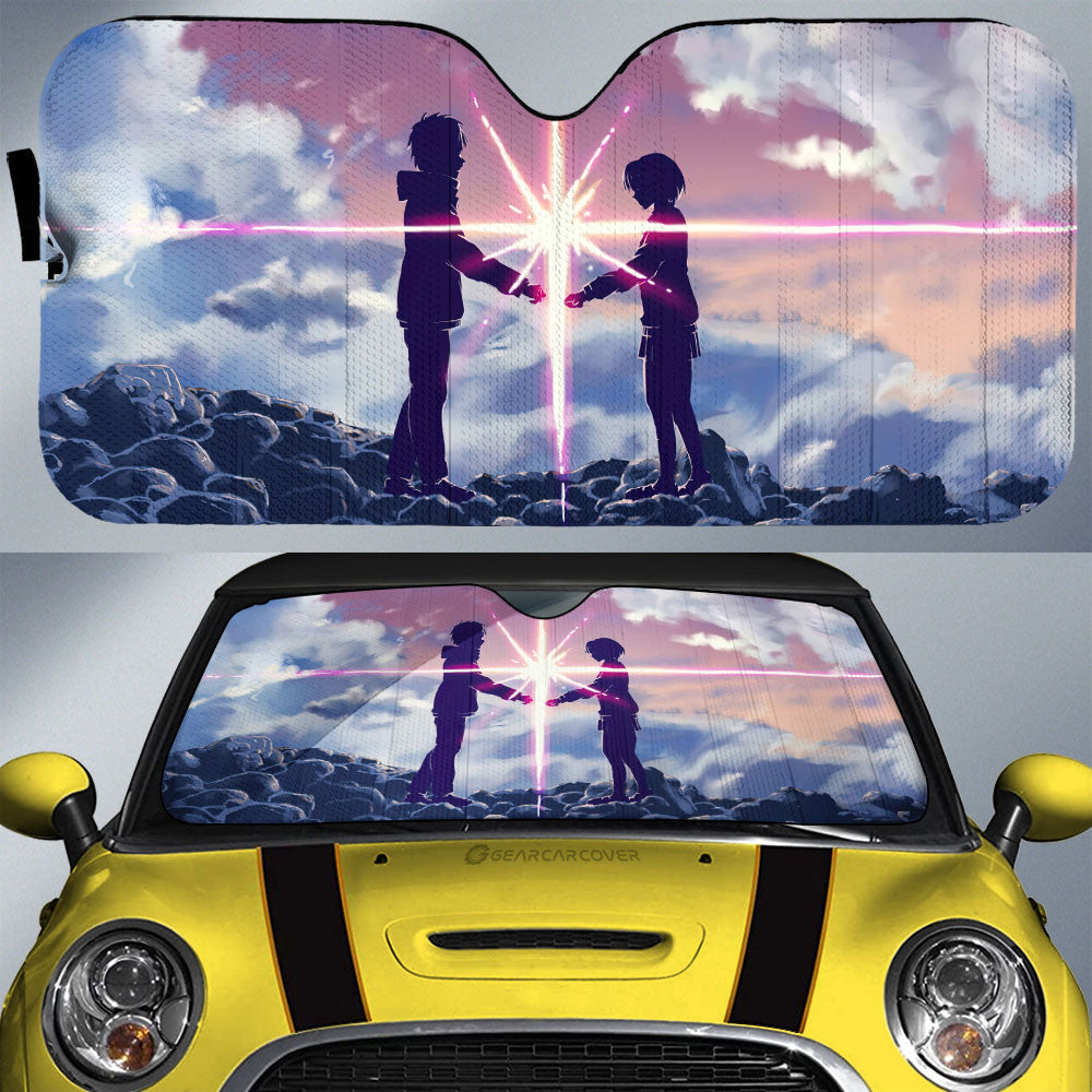 Your Name Car Sunshade Custom Anime Car Accessories - Gearcarcover - 1