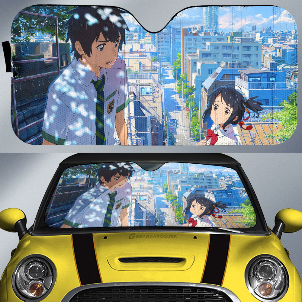 Your Name Car Sunshade Custom Anime Car Accessories - Gearcarcover - 1
