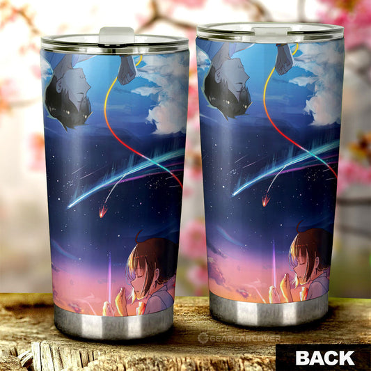 Your Name Tumbler Cup Custom Anime Car Accessories - Gearcarcover - 2