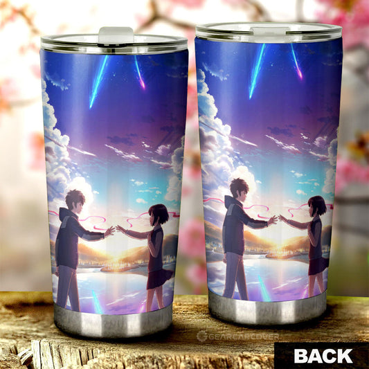 Your Name Tumbler Cup Custom Anime Car Accessories - Gearcarcover - 2