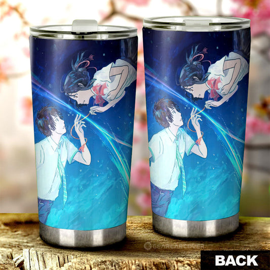 Your Name Tumbler Cup Custom Anime Car Accessories - Gearcarcover - 2