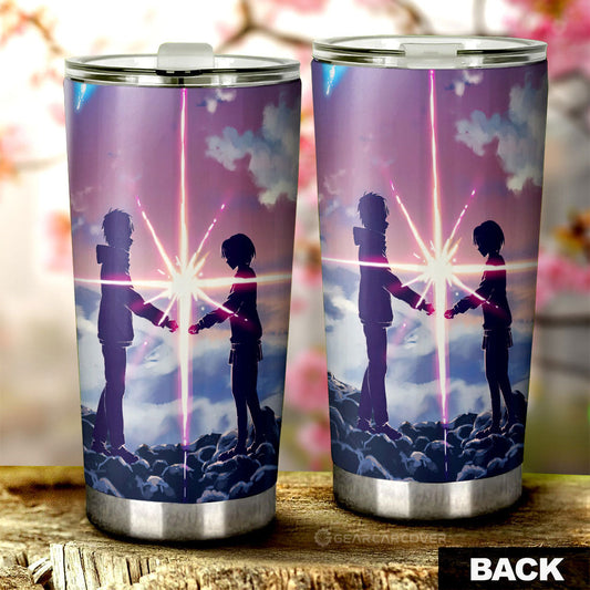 Your Name Tumbler Cup Custom Anime Car Accessories - Gearcarcover - 2