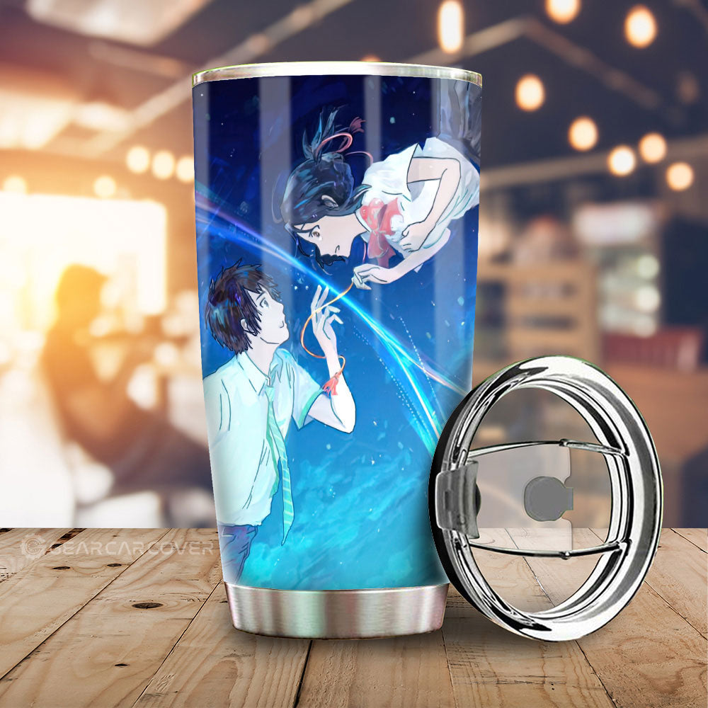 Your Name Tumbler Cup Custom Anime Car Accessories - Gearcarcover - 1