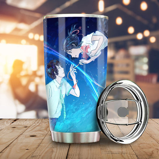 Your Name Tumbler Cup Custom Anime Car Accessories - Gearcarcover - 1