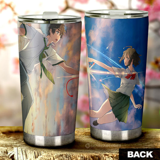 Your Name Tumbler Cup Custom Anime Car Accessories - Gearcarcover - 2