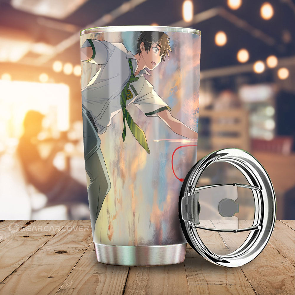 Your Name Tumbler Cup Custom Anime Car Accessories - Gearcarcover - 1