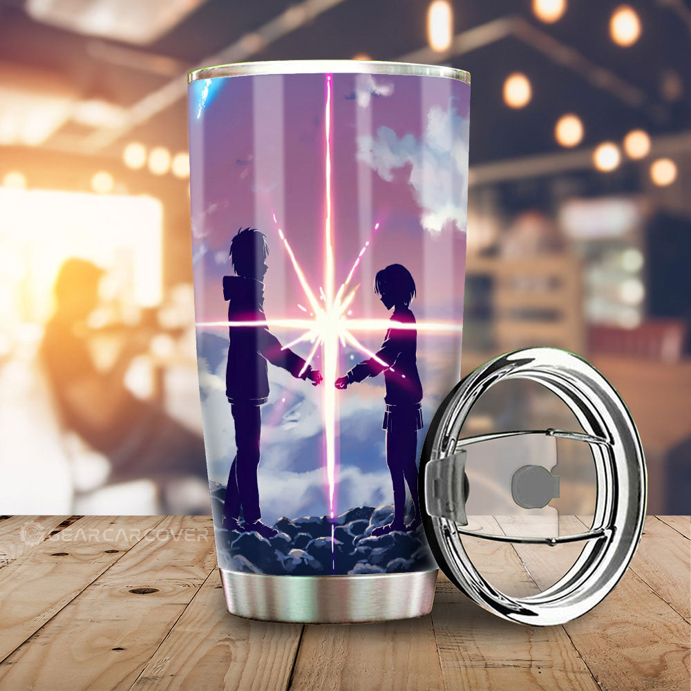 Your Name Tumbler Cup Custom Anime Car Accessories - Gearcarcover - 1