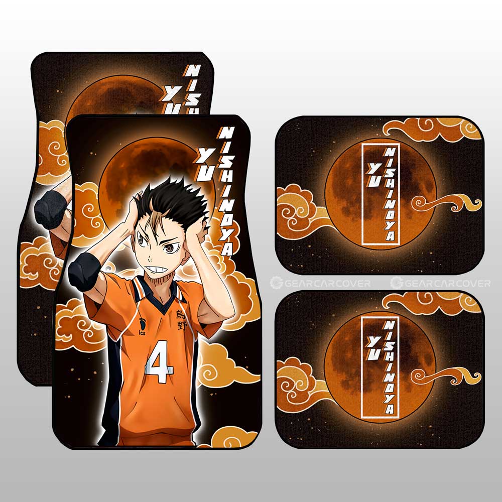 Yu Nishinoya Car Floor Mats Custom For Fans - Gearcarcover - 1