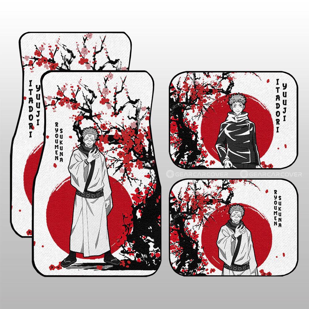 Yuji Itadori And Ryomen Sukuna Car Floor Mats Custom Japan Style Car Accessories - Gearcarcover - 2