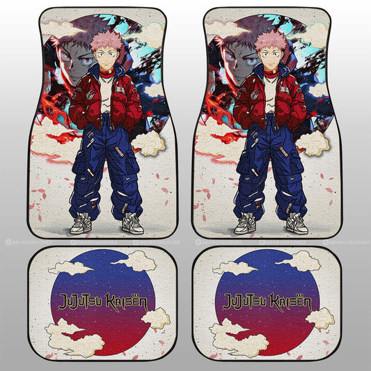 Yuji Itadori Car Floor Mats Anime Collection - Gearcarcover - 1