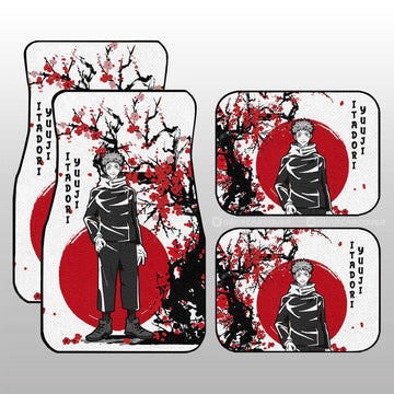 Yuji Itadori Car Floor Mats Custom Japan Style Car Accessories - Gearcarcover - 1
